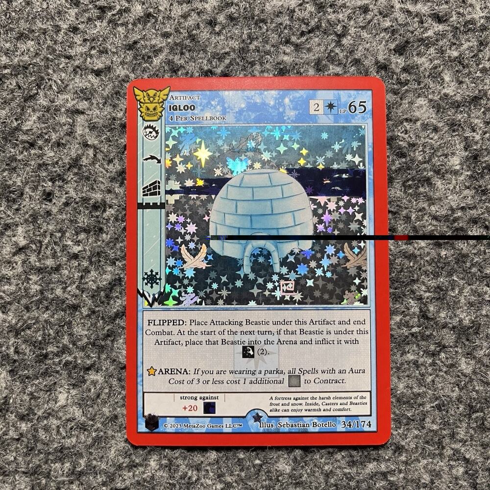 MetaZoo Native IGLOO 34/174 Full Holo Foil Card NM